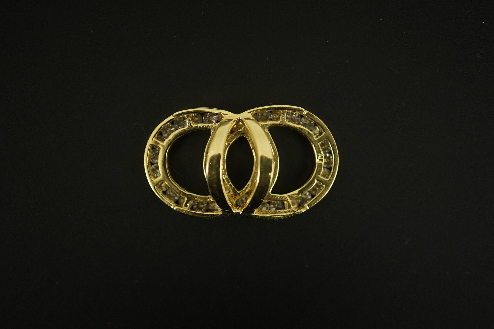 A diamond pendant